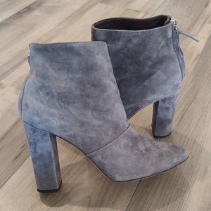 J. CREW Adele Boots like new gray ankle suede leather boot